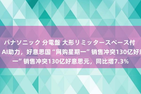 パナソニック 分電盤 大形リミッタースペース付 露出・半埋込両用形 AI助力，好意思国“网购星期一”销售冲突130亿好意思元，同比增7.3%