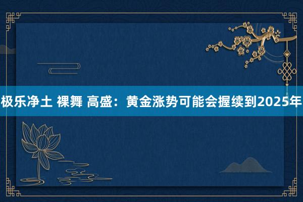 极乐净土 裸舞 高盛：黄金涨势可能会握续到2025年