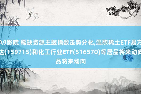 A9影院 稀缺资源主题指数走势分化，温煦稀土ETF易方达(159715)和化工行业ETF(516570)等居品将来动向