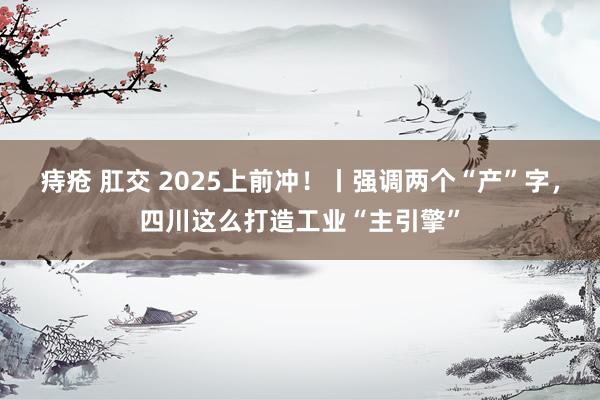 痔疮 肛交 2025上前冲！丨强调两个“产”字，四川这么打造工业“主引擎”